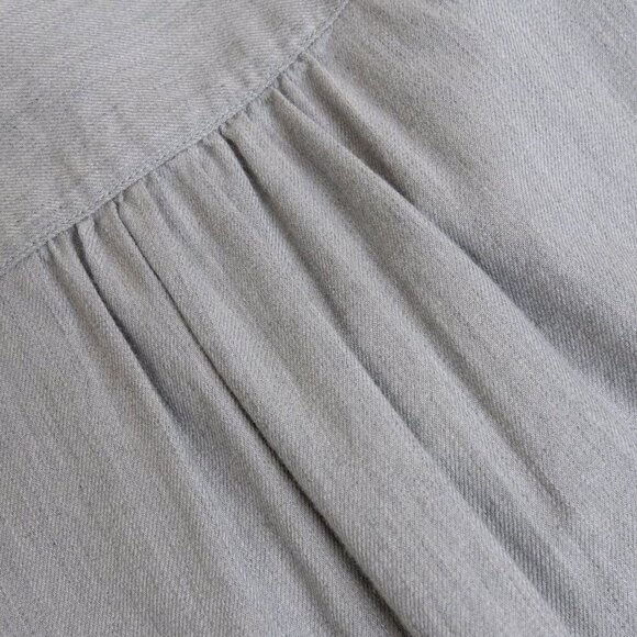 🚨 Uniqlo Soft Brushed Long Sleeve Shirt Gray - Picture 12 of 13